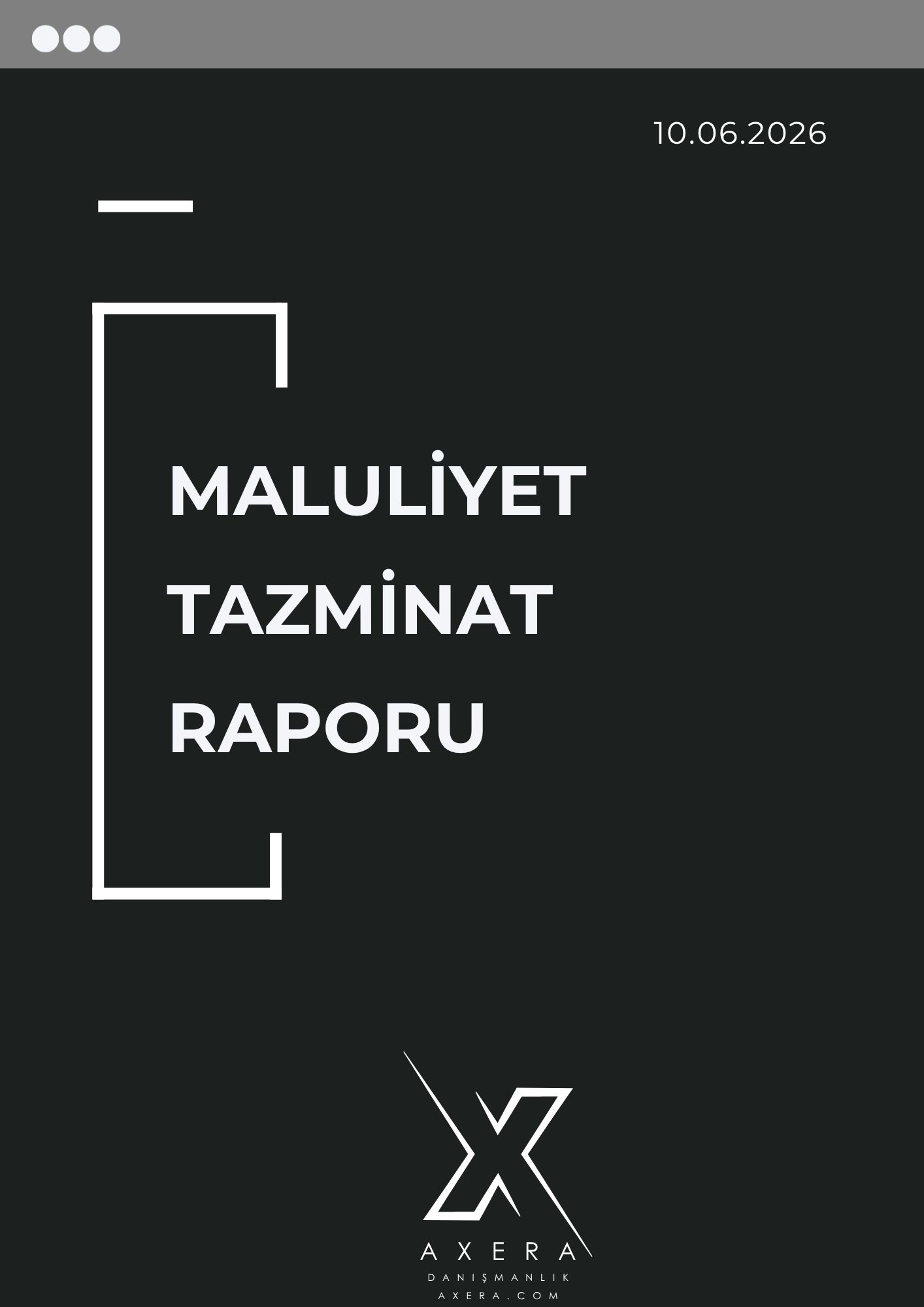 MALULİYET RAPORU